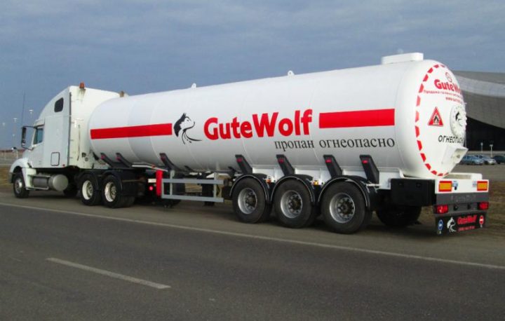 Новый полуприцеп газовоз GuteWolf